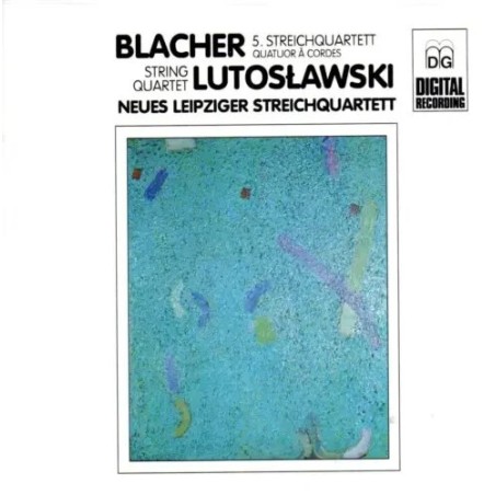 BLACHER - Neues Leipziger - Quatuor à cordes n°5..